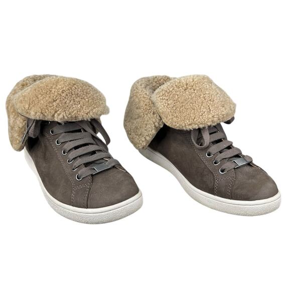 UGG Women’s Starlyn Brown Cuffed Sneaker Boot Size US 10 - Picture 5 of 12